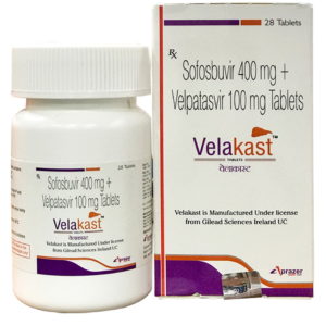 Velakast Велпатасвир и Софосбувир, Velakast для лечения гепатита C