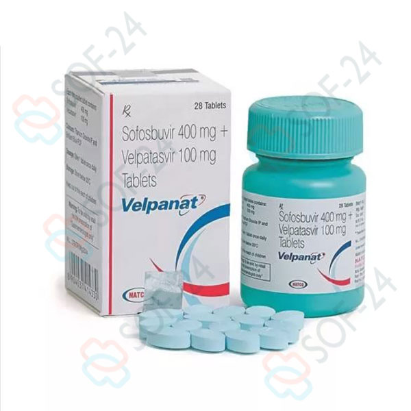 Velpanat Natco Pharma ltd вид таблеток